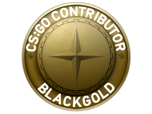 Map Token Black Gold