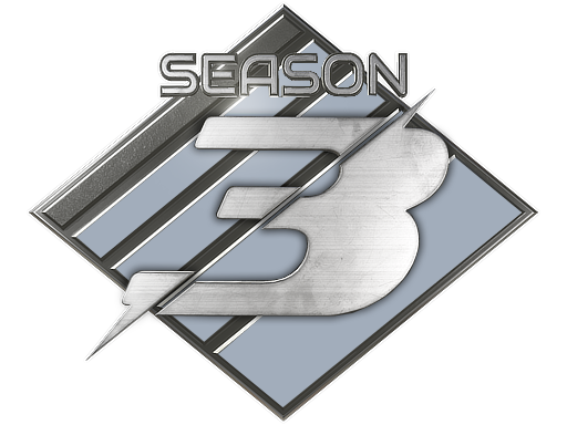 Premier Season Three Medal · 0 - 4,999 · 100-124 wins
