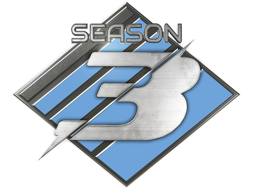 Premier Season Three Medal · 5,000 - 9,999 · 100-124 wins