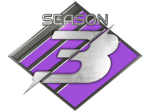 Premier Season Three Medal · 15,000 - 19,999 · 100-124 wins
