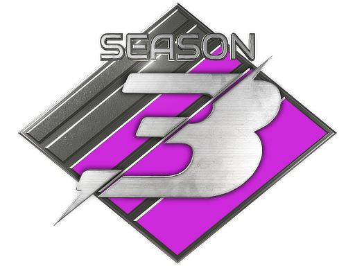 Premier Season Three Medal · 20,000 - 24,999 · 75-99 wins