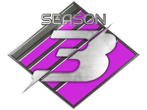 Premier Season Three Medal · 20,000 - 24,999 · 100-124 wins