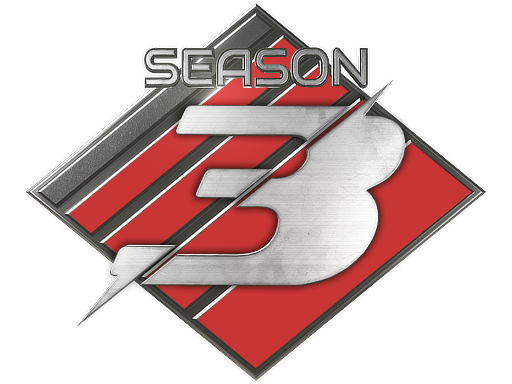 Premier Season Three Medal · 25,000 - 29,999 · 100-124 wins