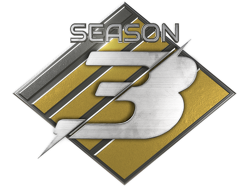 Premier Season Three Medal · 30,000+ · 100-124 wins