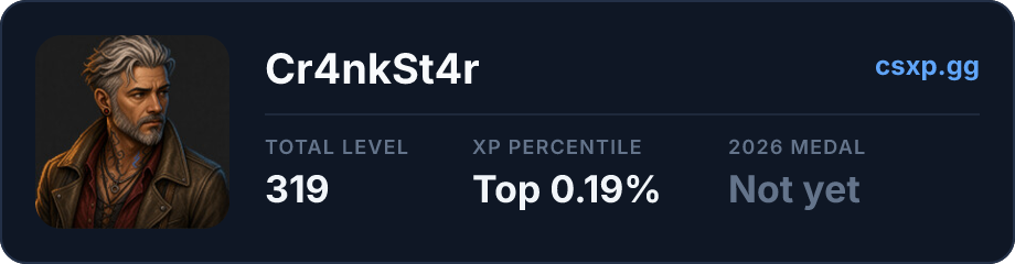 csxp.gg badge for this player