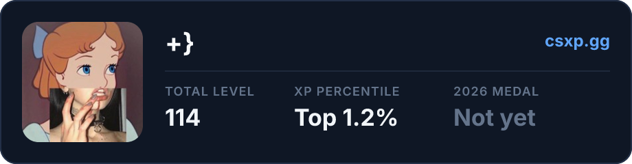 csxp.gg badge for this player