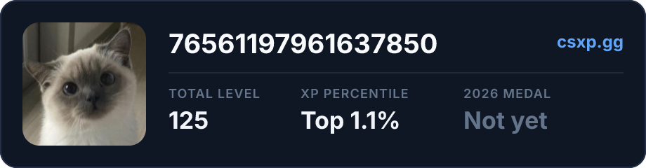 csxp.gg badge for this player