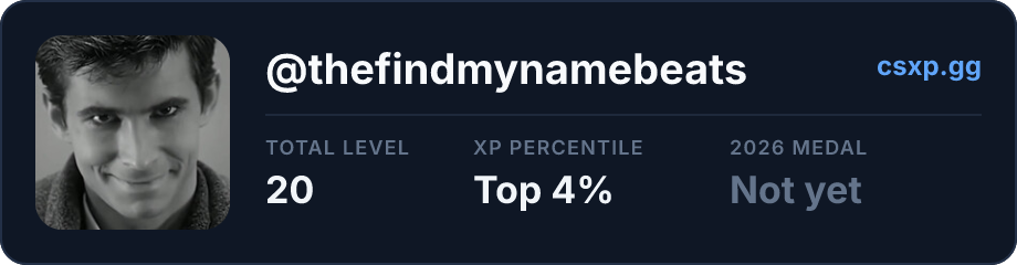 csxp.gg badge for this player