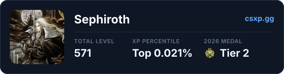 csxp.gg badge for this player