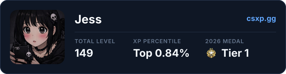 csxp.gg badge for this player