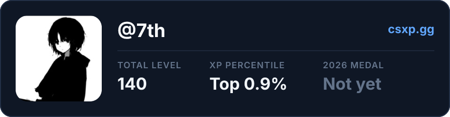 csxp.gg badge for this player