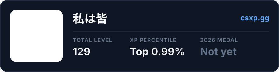 csxp.gg badge for this player