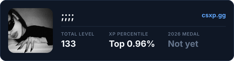csxp.gg badge for this player