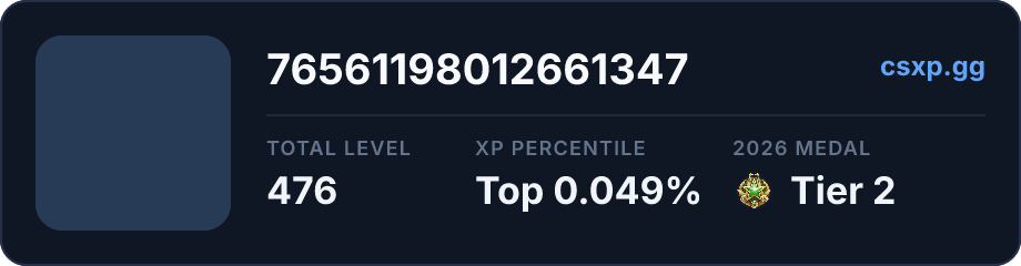 csxp.gg badge for this player