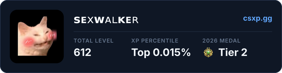 csxp.gg badge for this player