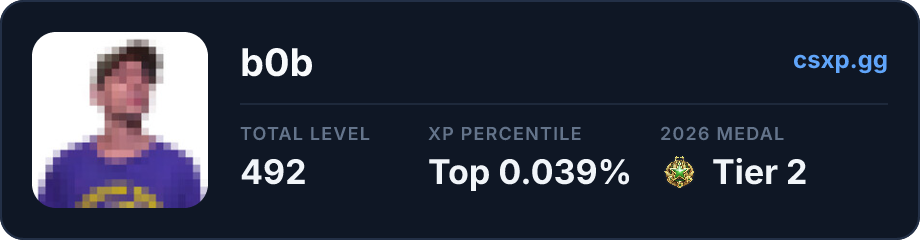 csxp.gg badge for this player