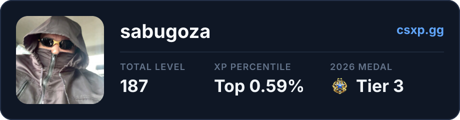 csxp.gg badge for this player