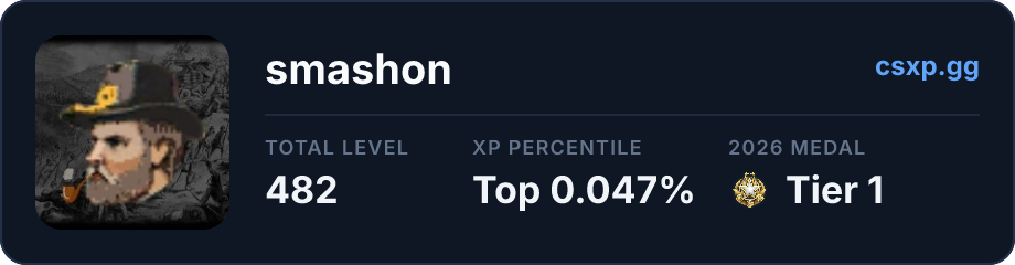 csxp.gg badge for this player