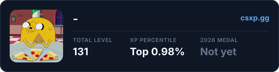 csxp.gg badge for this player