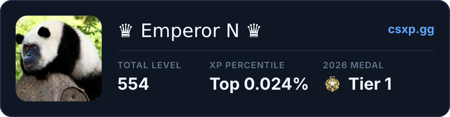 csxp.gg badge for this player