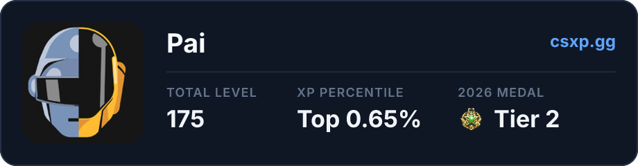 csxp.gg badge for this player