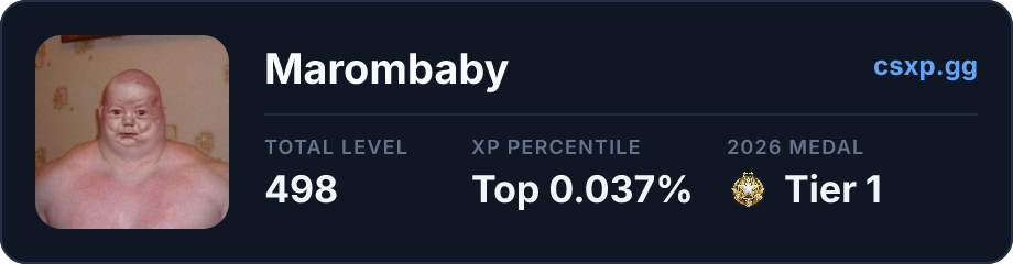 csxp.gg badge for this player