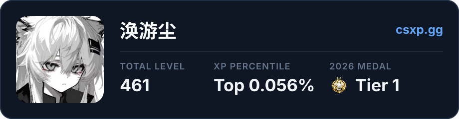 csxp.gg badge for this player