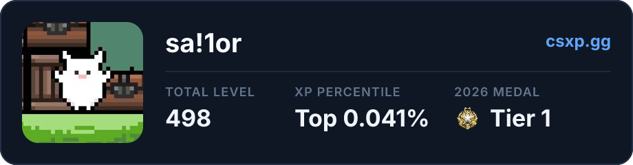 csxp.gg badge for this player
