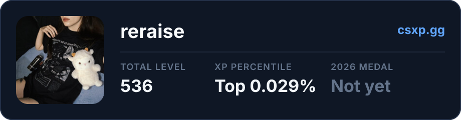 csxp.gg badge for this player