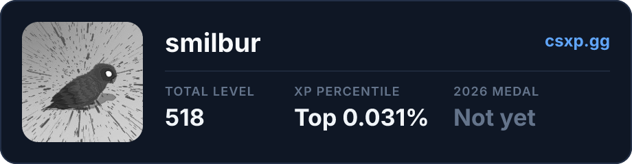 csxp.gg badge for this player