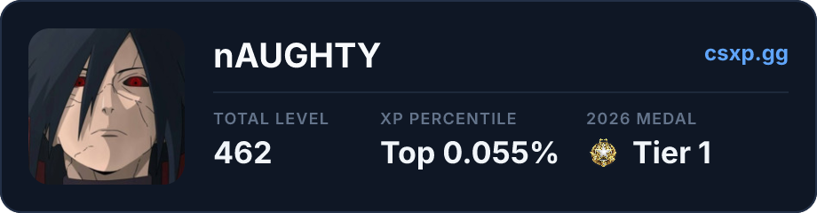 csxp.gg badge for this player