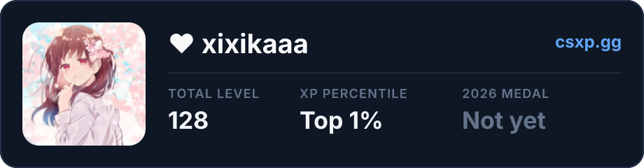 csxp.gg badge for this player