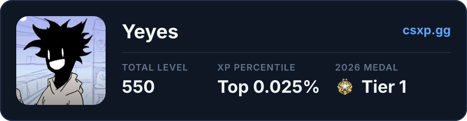 csxp.gg badge for this player