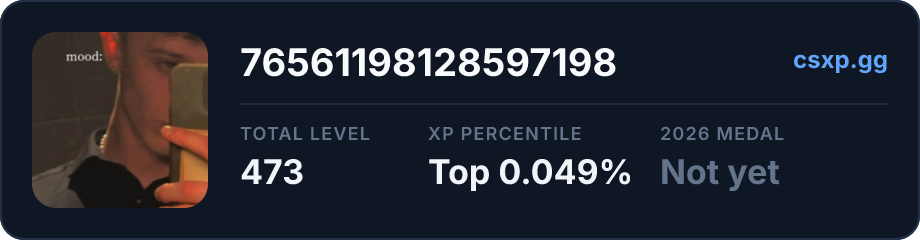 csxp.gg badge for this player