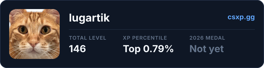csxp.gg badge for this player