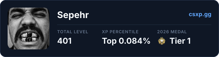 csxp.gg badge for this player