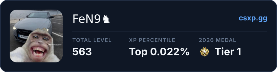 csxp.gg badge for this player