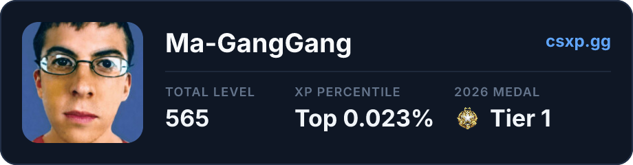 csxp.gg badge for this player