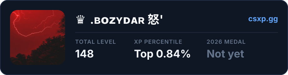 csxp.gg badge for this player