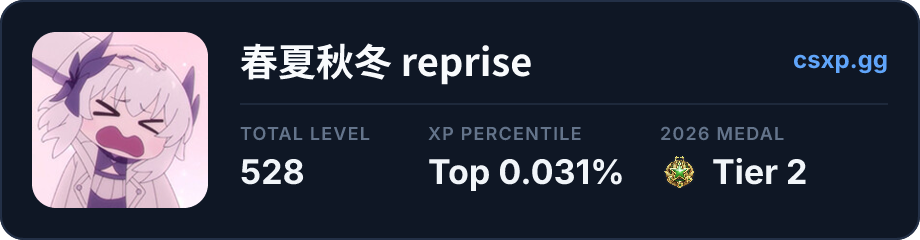 csxp.gg badge for this player