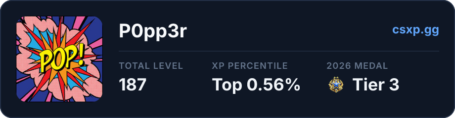 csxp.gg badge for this player
