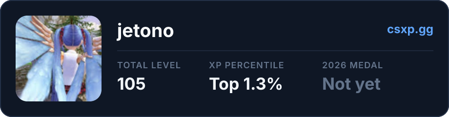 csxp.gg badge for this player