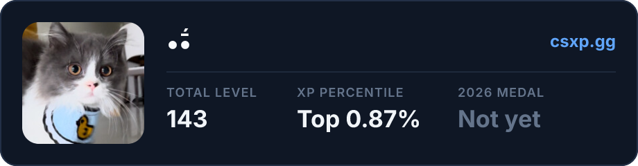 csxp.gg badge for this player