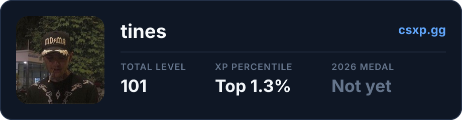 csxp.gg badge for this player
