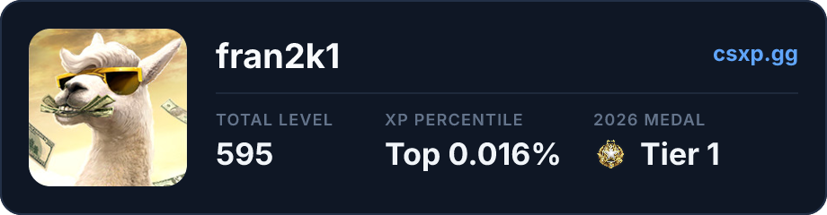 csxp.gg badge for this player