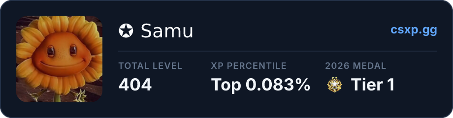 csxp.gg badge for this player
