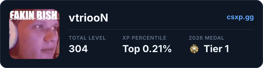 csxp.gg badge for this player