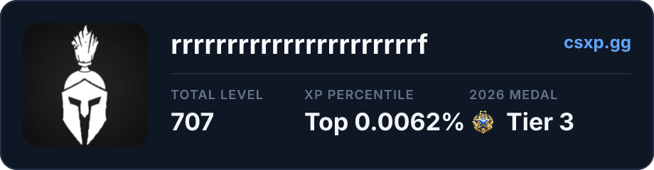 csxp.gg badge for this player