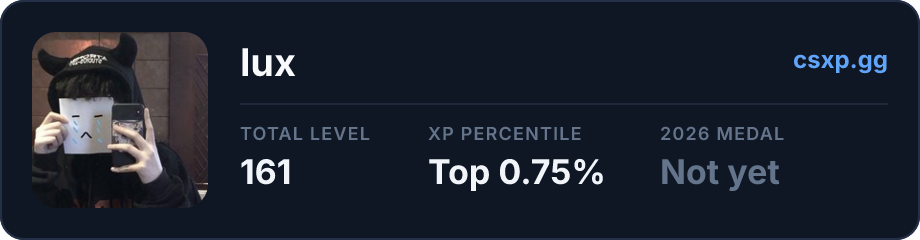 csxp.gg badge for this player