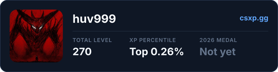 csxp.gg badge for this player